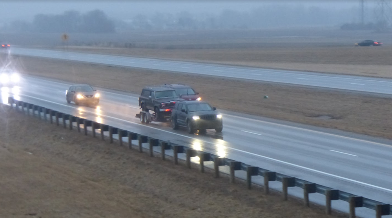 Illustration for article titled Towing An Old Jeep Through An Ice Storm With A 707 HP Jeep Grand Cherokee Trackhawk Was Truly Terrifying